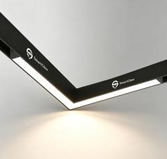 DIP-3CCT Dimmable Linear LED 90° Corner Magnetic Track Flood Light