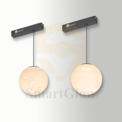 220V Decorative Acrylic Soft Light Pendant Light - Earth/ Moon