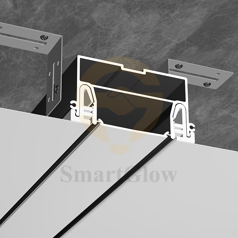 Led Strips Aluminium Profile for Stretch Ceiling - Low Profile