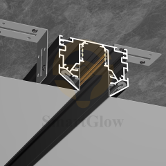 2.3-inch Factory Wholesale Stretch Ceiling LED Magnetic Track Aluminum Profile