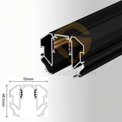 2.1-inch LED Magnetic Track Pvc Fabric Stretch Ceiling Aluminum Profiles