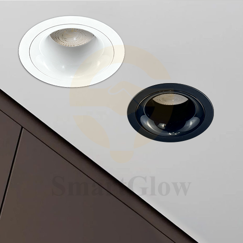 Recessed LED Downlight ABS Lamp Housing for Stretch Ceiling - 112mm