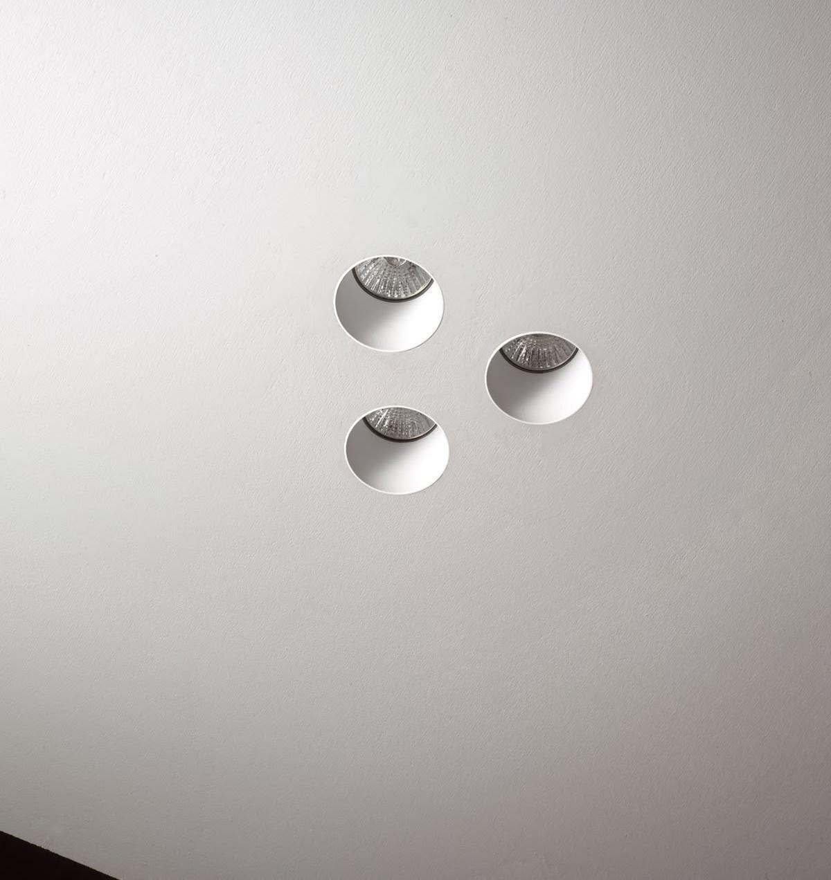 Modern LED Frameless White Spotlight Ceiling Recessed Lighting - 43mm