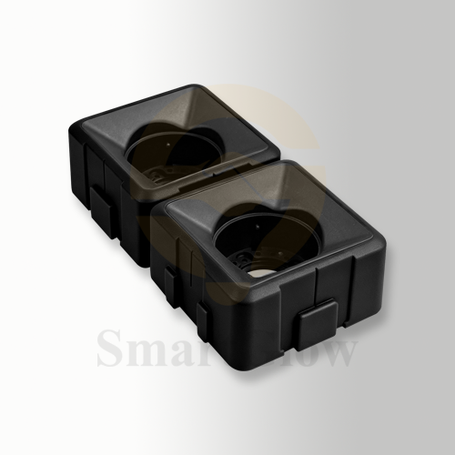 Mini Recessed Frameless Waterproof Square Black Spliceable LED spotlights