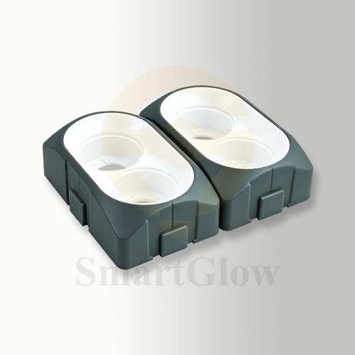 Trimless White Round Spliceable Recessed Led Double Head lighting