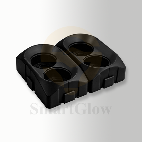 Small Trimless Black Spliceable Recessed Led Double Head Stretch Ceiling lighting