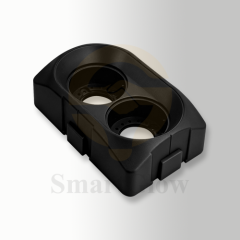Small Trimless Black Spliceable Recessed Led Double Head Stretch Ceiling lighting