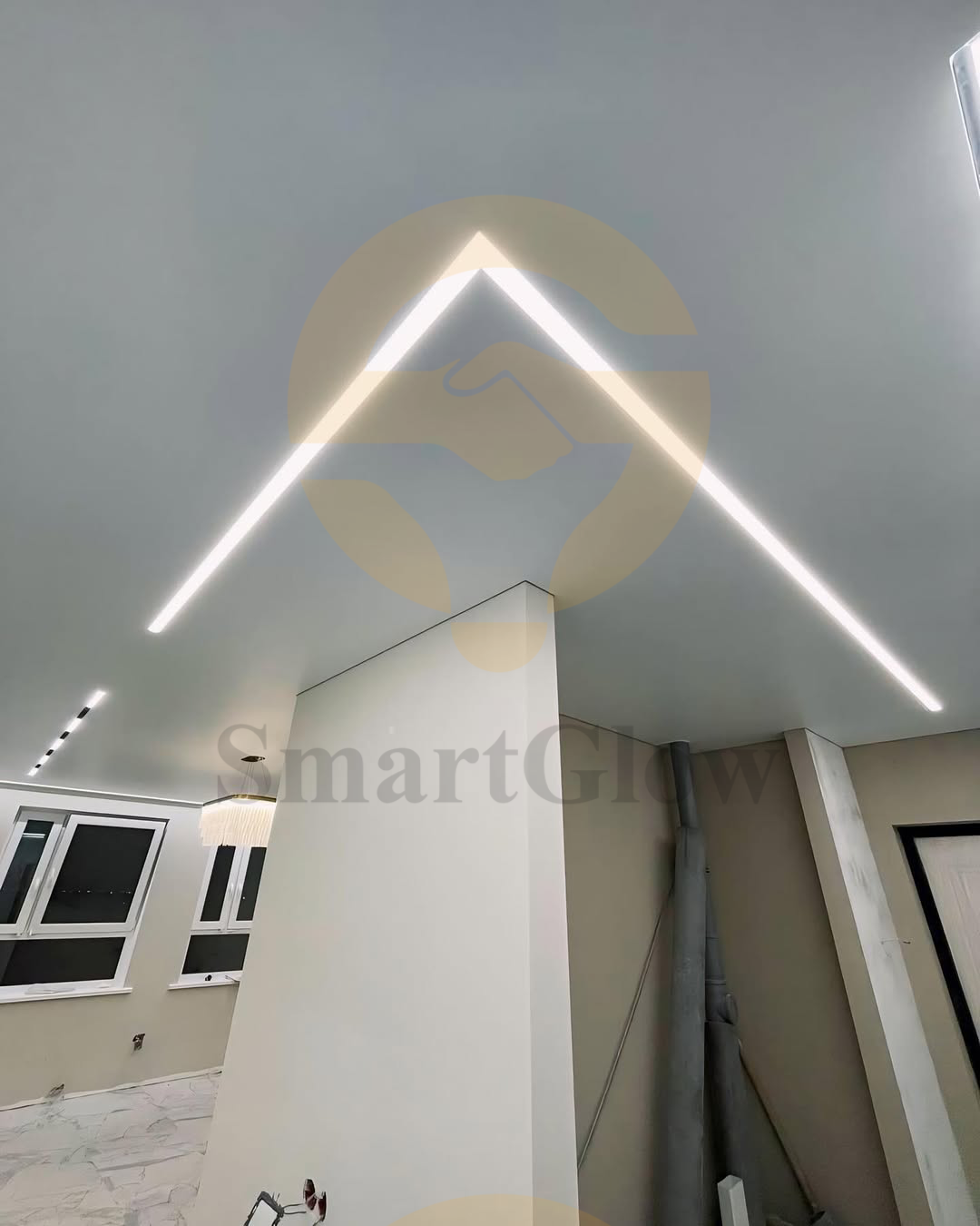 Custom LED Strips Stretch Aluminium Profile  - Smooth Surface