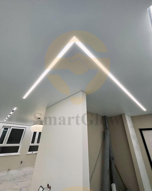 Custom LED Strips Stretch Aluminium Profile  - Smooth Surface