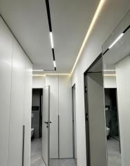 Seamless LED Strips Aluminum Wall Profile for PVC Stretch Ceiling - 20.5mm