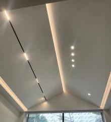 Floating Stretch Fabric Ceiling Aluminum Wall Profile - Ceiling Mounted