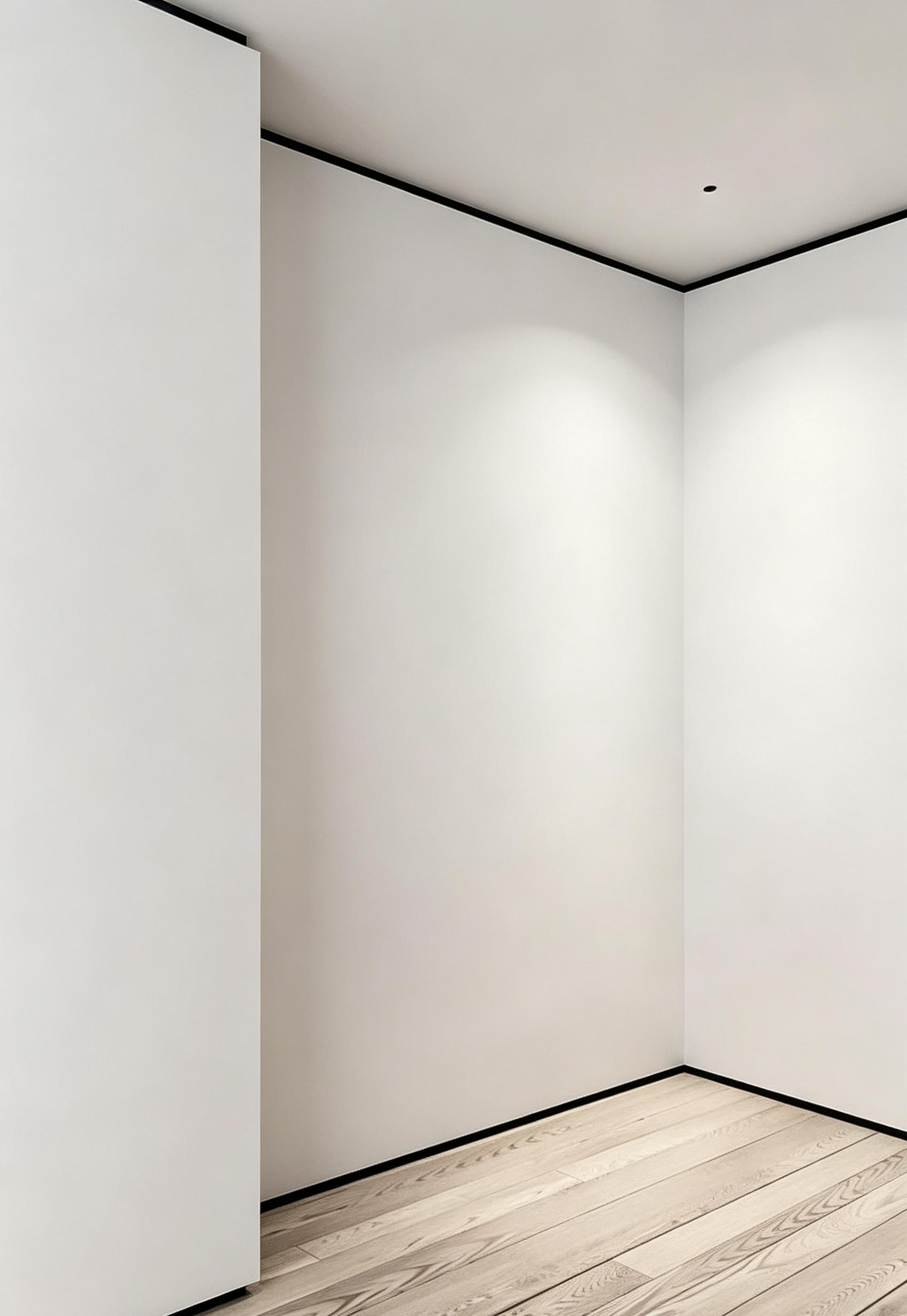 Floating Stretch Ceiling Aluminum Wall Profile - 25mm