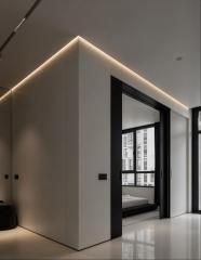 Shadow Aluminum profile for ceilings for Led Strips lighting for Stretch Ceiling