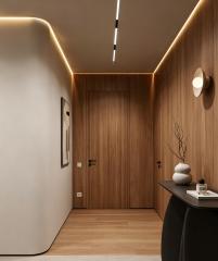 Stretch Ceiling Wall Profile With LED Strips Channel - 23.8mm