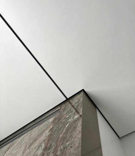 Extruded Separator Aluminum Wall Profile for Stretch Ceiling