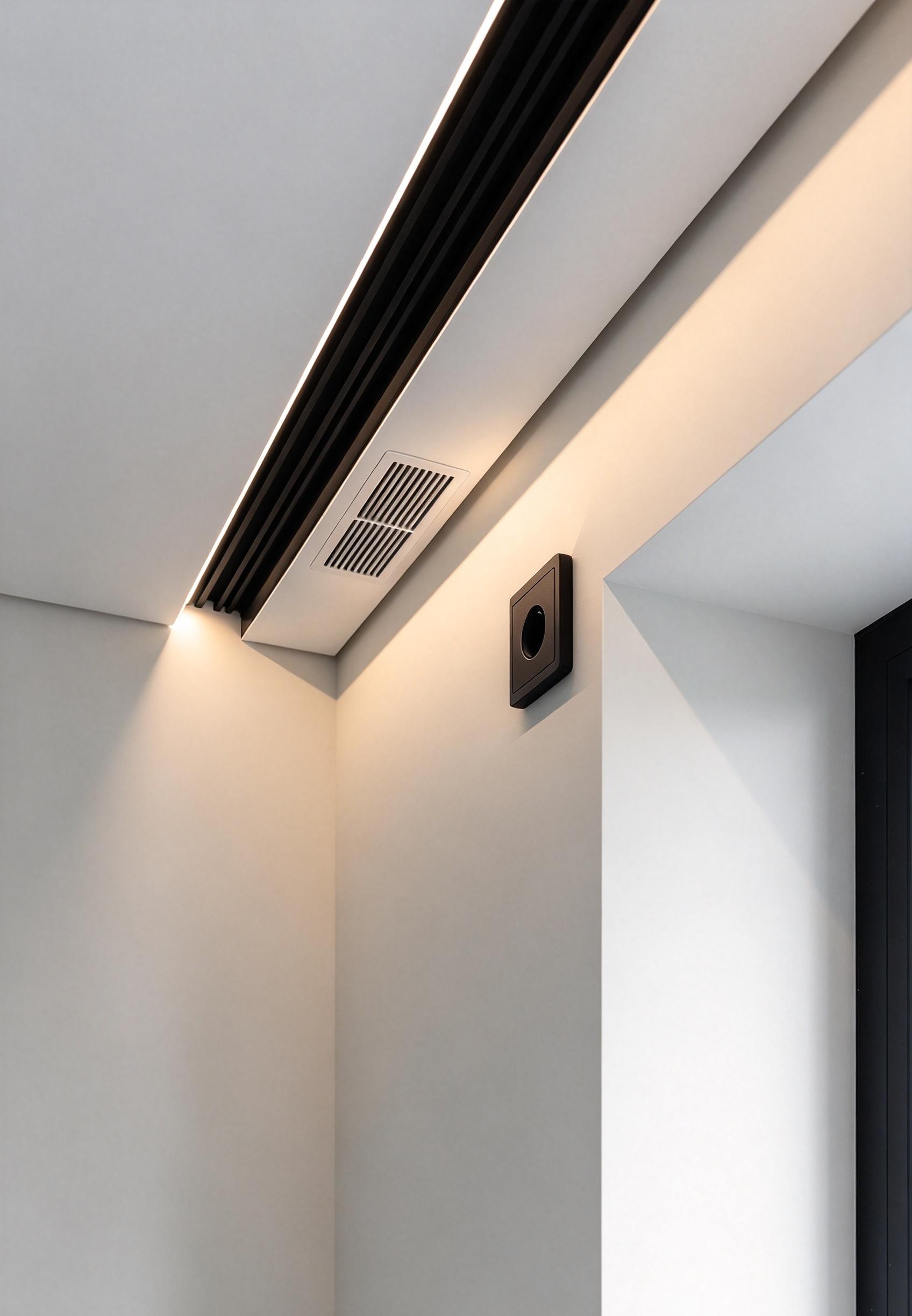 Curtain profile for stretch ceiling