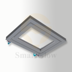 Custom Size Stretch Ceilings Access Hatch - Aluminum Color Grey