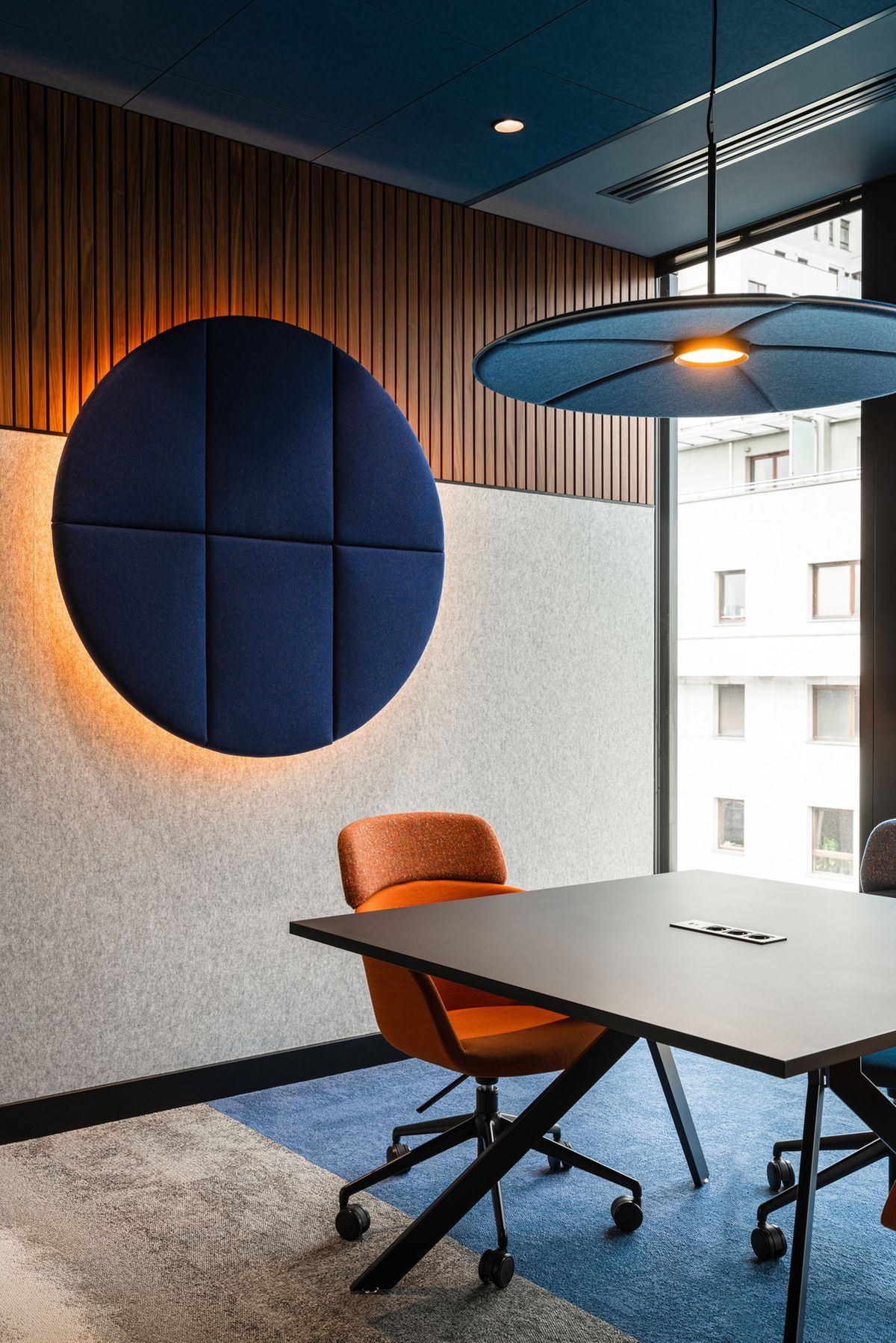 Stretch Fabric Acoustics Wall Track Aluminium System - 42mm