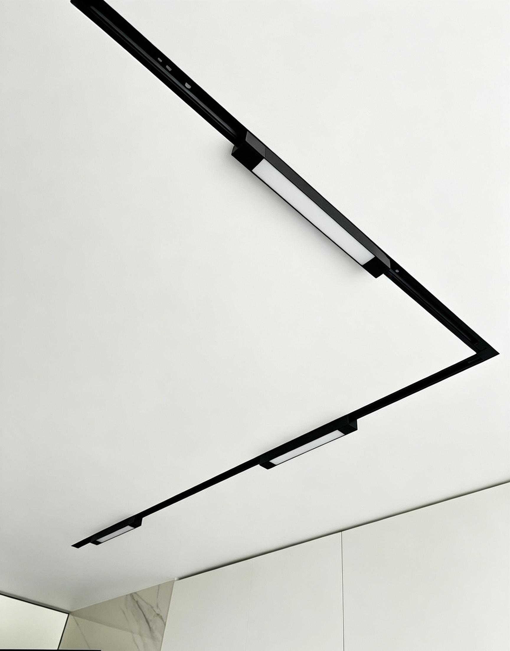 220V Stretch Ceiling Pvc/Fabric Magnetic Track Aluminum Profiles