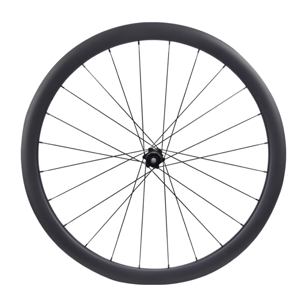 Carbon 700C Carbon Wheelset RD02, Multi-Width Rims/Multi-Shift Compatible, Aero Spokes
