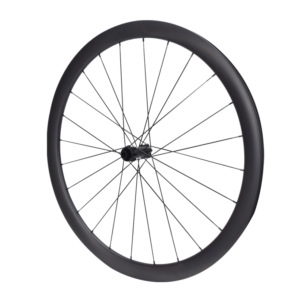 Carbon 700C Carbon Wheelset RD02, Multi-Width Rims/Multi-Shift Compatible, Aero Spokes