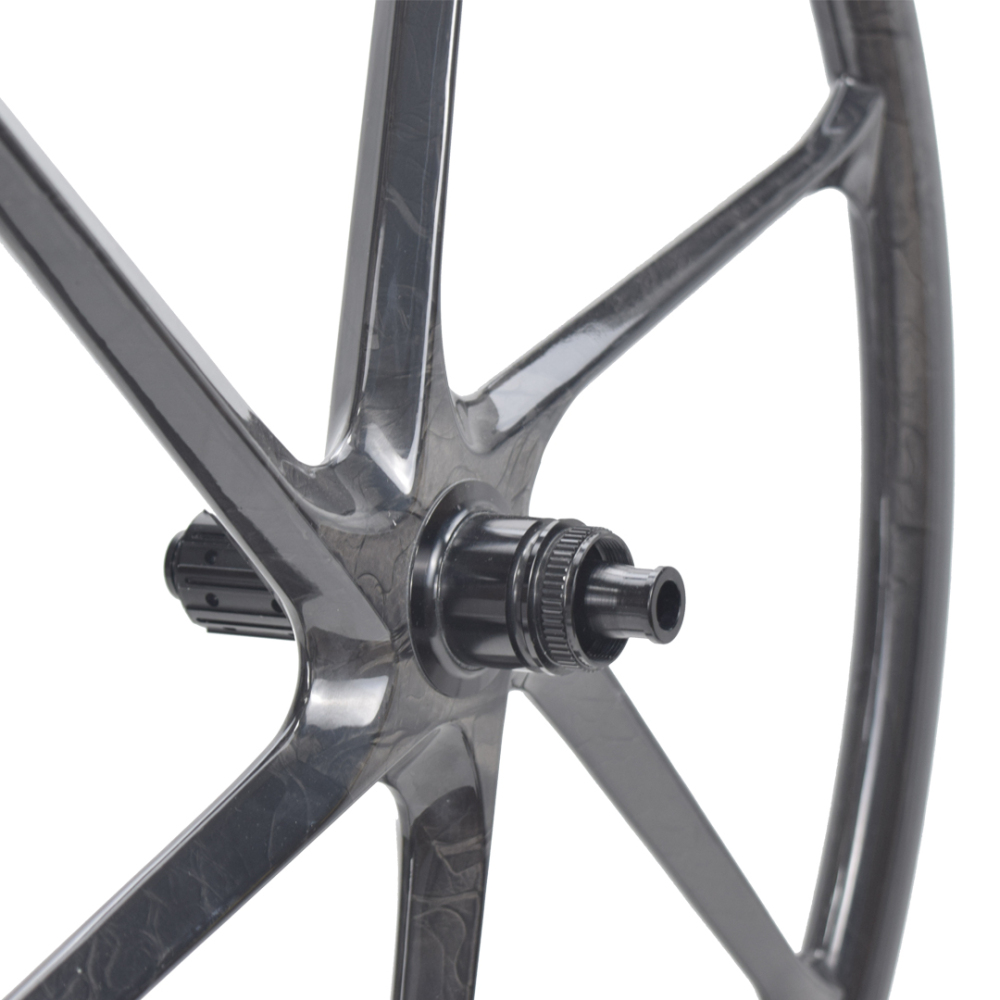 700C 700C 28mm width 35mm depth 6-Spoke Carbon Wheel Disc or Rim Brake Carbon Wheels for Road Bikes