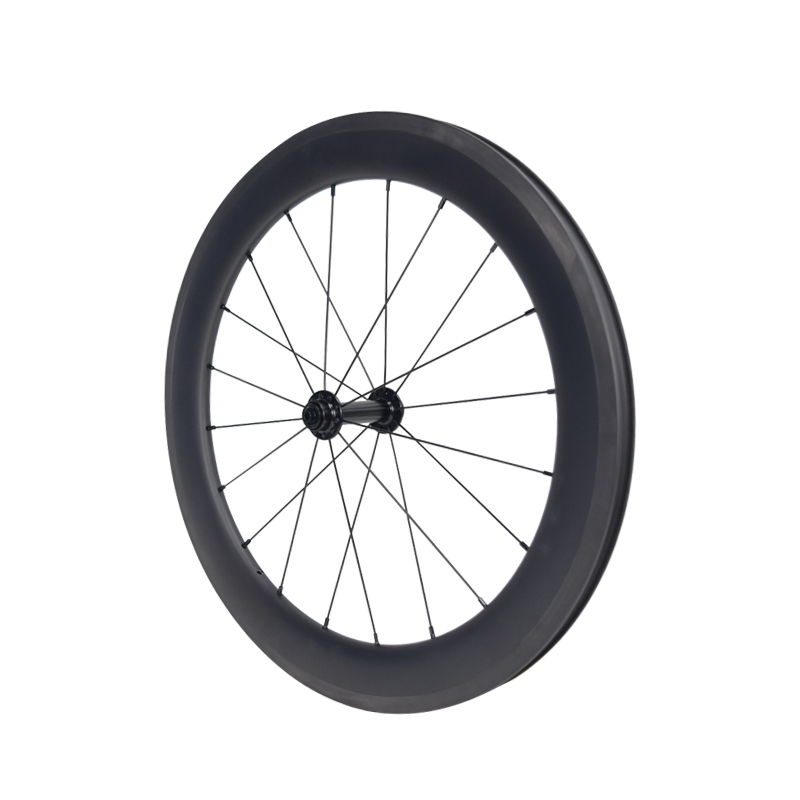 406/451 carbon fiber BMX rim brake bike wheelset equipped with SA-R13 4pawls hub and 23x50mm clincher/tubeless rims