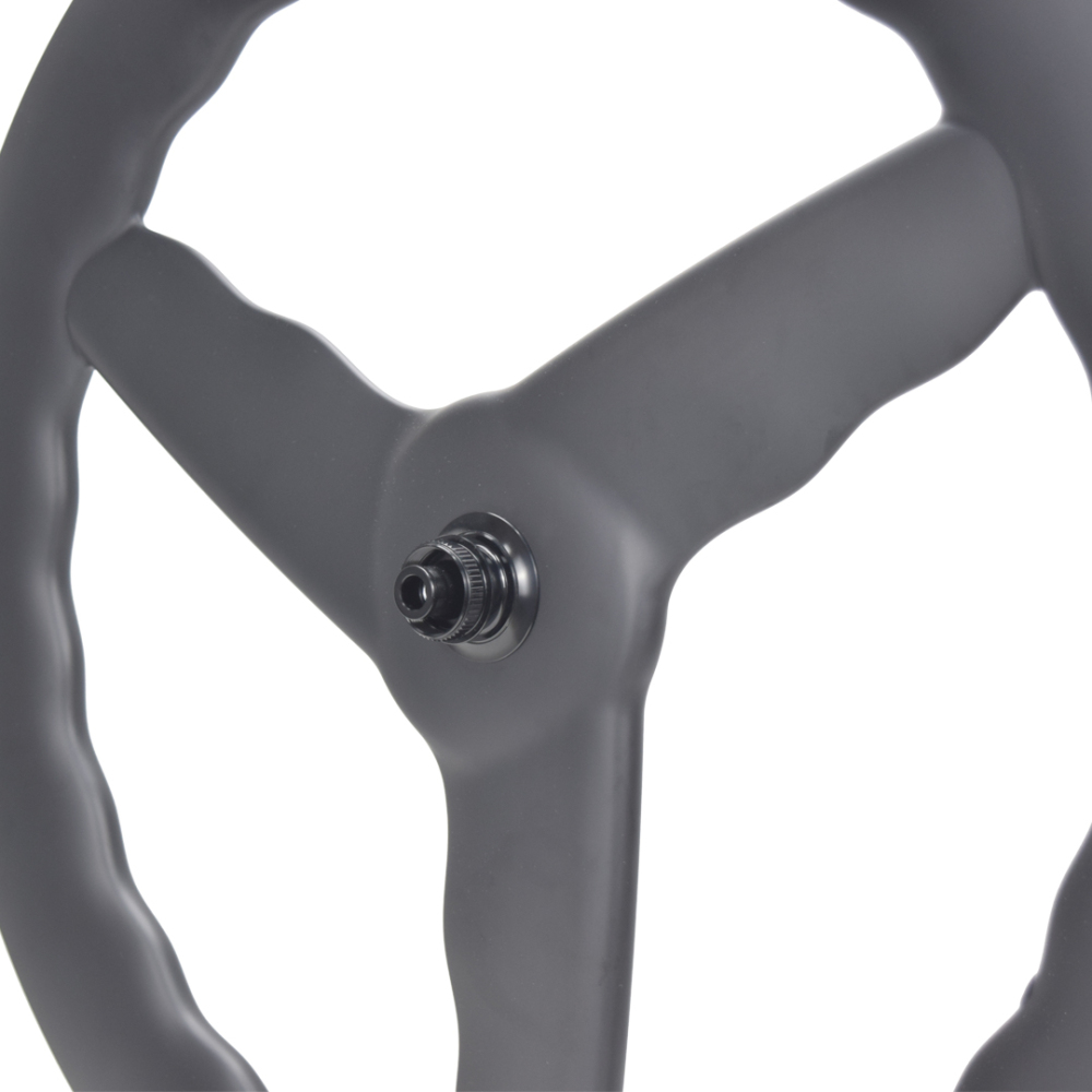Tri-spoke Undulating wheels 70-75mm Depth 28mm Width with 36T ratchet hub fit 700x28C-45C tire Tubeless