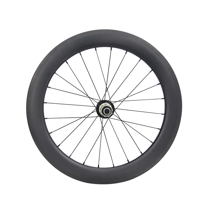 406/451 carbon fiber BMX rim brake bike wheelset equipped with SA-R13 4pawls hub and 23x50mm clincher/tubeless rims