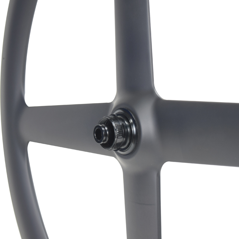 4-spoke bicycle track wheel 700C single-speed fixed carbon wheel with 23mm rear track wheel