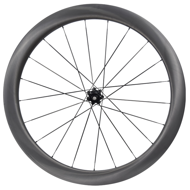 700C Carbon Road Bike Wheelset | Lightweight Carbon Spoke Wheels with Center Lock Hubs CS15