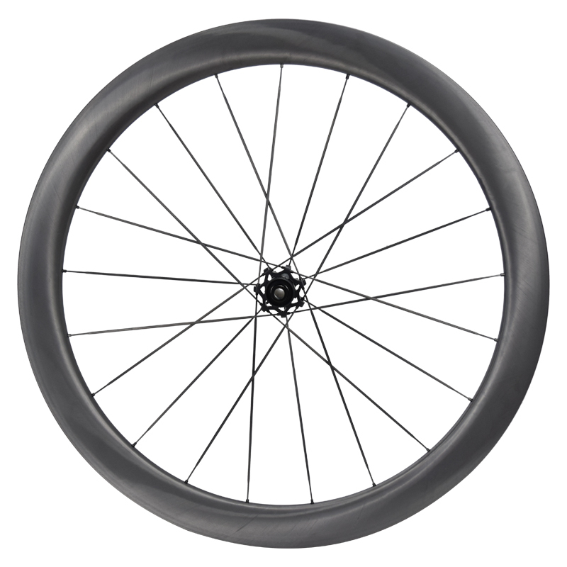 700C Carbon Road Bike Wheelset | Lightweight Carbon Spoke Wheels with Center Lock Hubs CS15