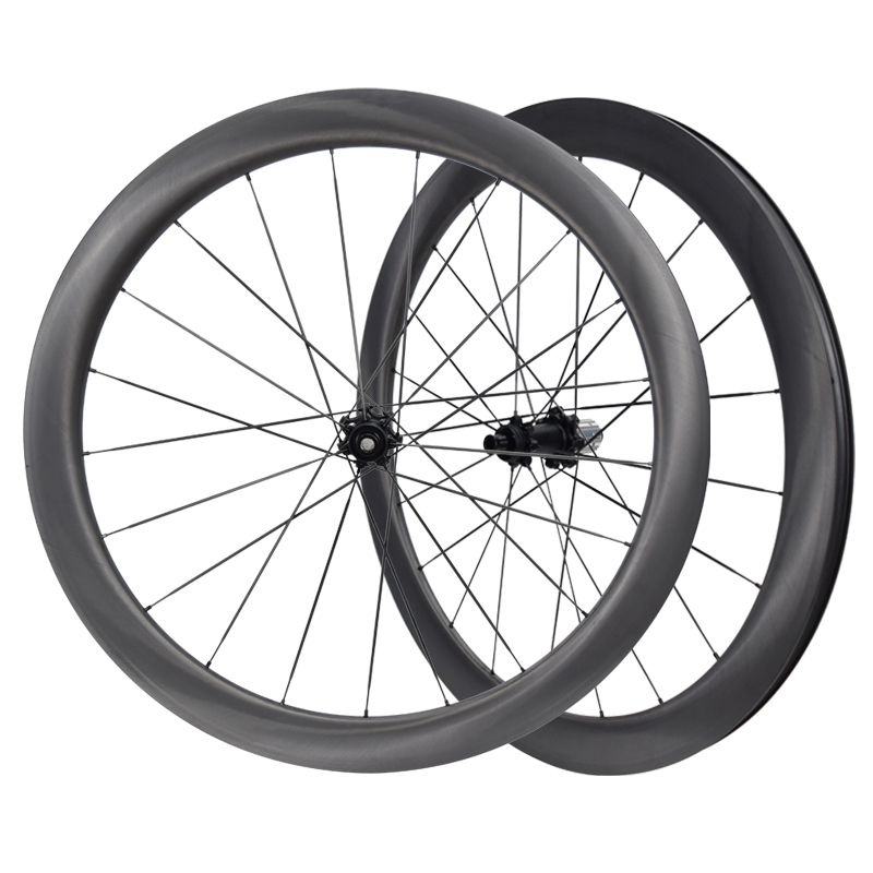 700C Carbon Road Bike Wheelset | Lightweight Carbon Spoke Wheels with Center Lock Hubs CS15