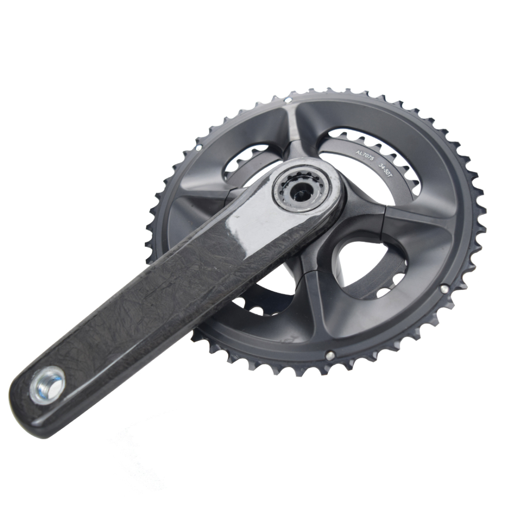 Carbon fiber Marble surface crankset lightweight modular construction Suitable for highway gravel roads