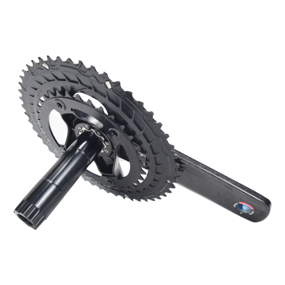 Carbon fiber Marble surface crankset lightweight modular construction Suitable for highway gravel roads