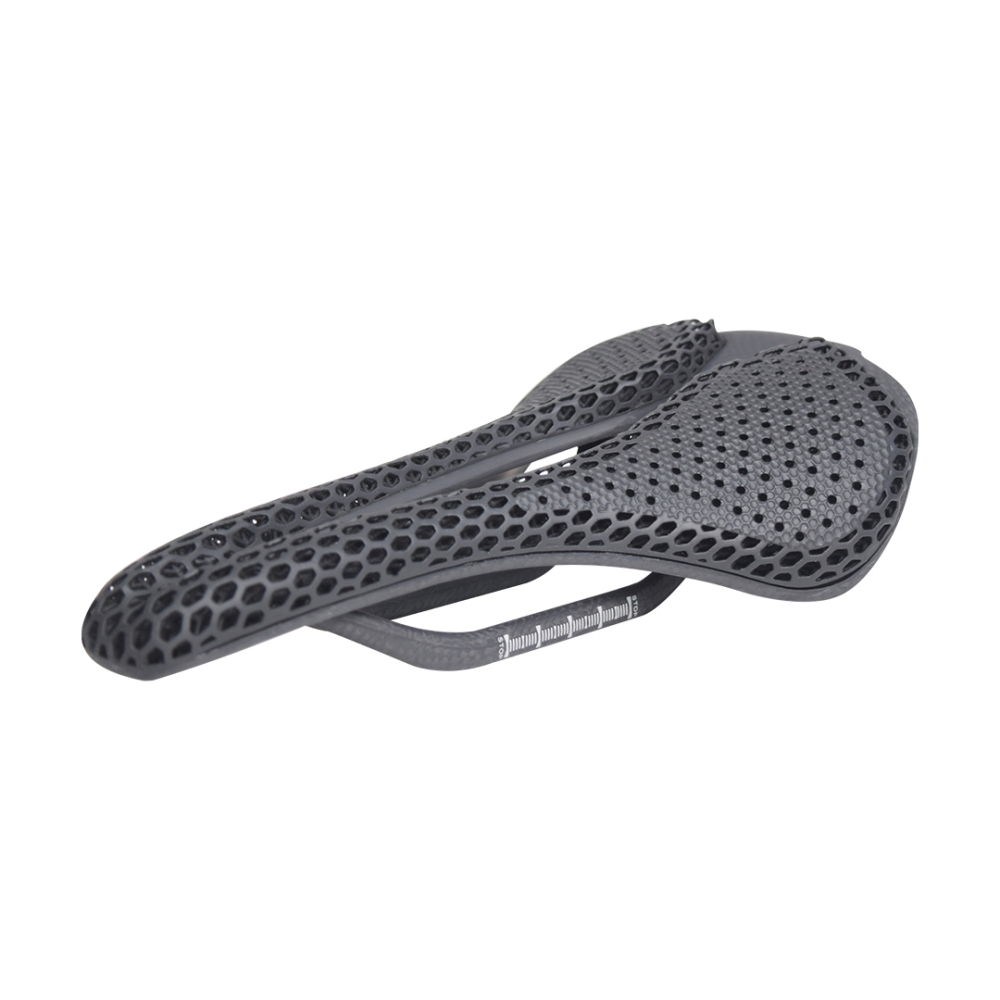 3D Printed Bicycle Saddle MTB Gravel Road bike Cycling Seat Parts Ultralight Carbon Fiber Hollow Comfortable Breathable
