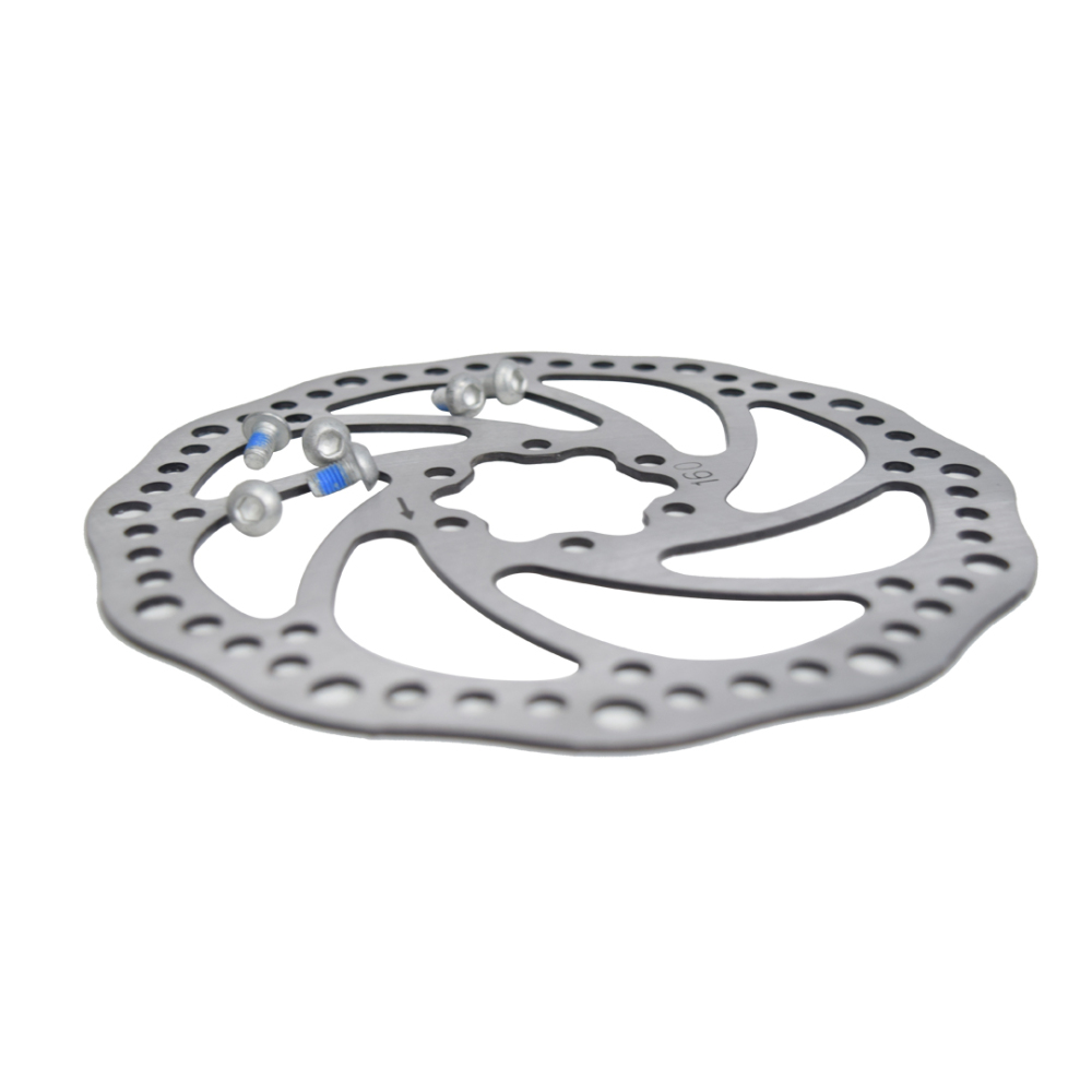 Brake Rotor Mtb Road Bike 6 Bolt Disc Brake Rotors Disc 160mm CNC Hollow High-Strength Steel