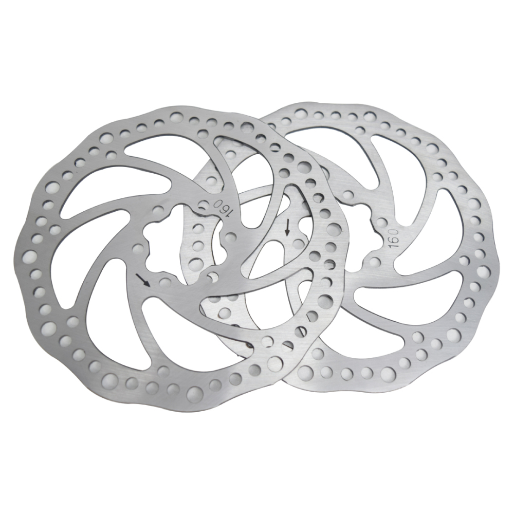 Brake Rotor Mtb Road Bike 6 Bolt Disc Brake Rotors Disc 160mm CNC Hollow High-Strength Steel