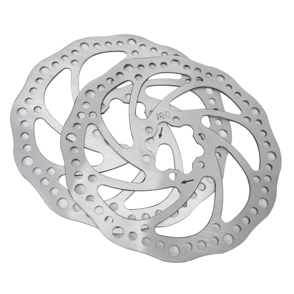 Brake Rotor Mtb Road Bike 6 Bolt Disc Brake Rotors Disc 160mm CNC Hollow High-Strength Steel