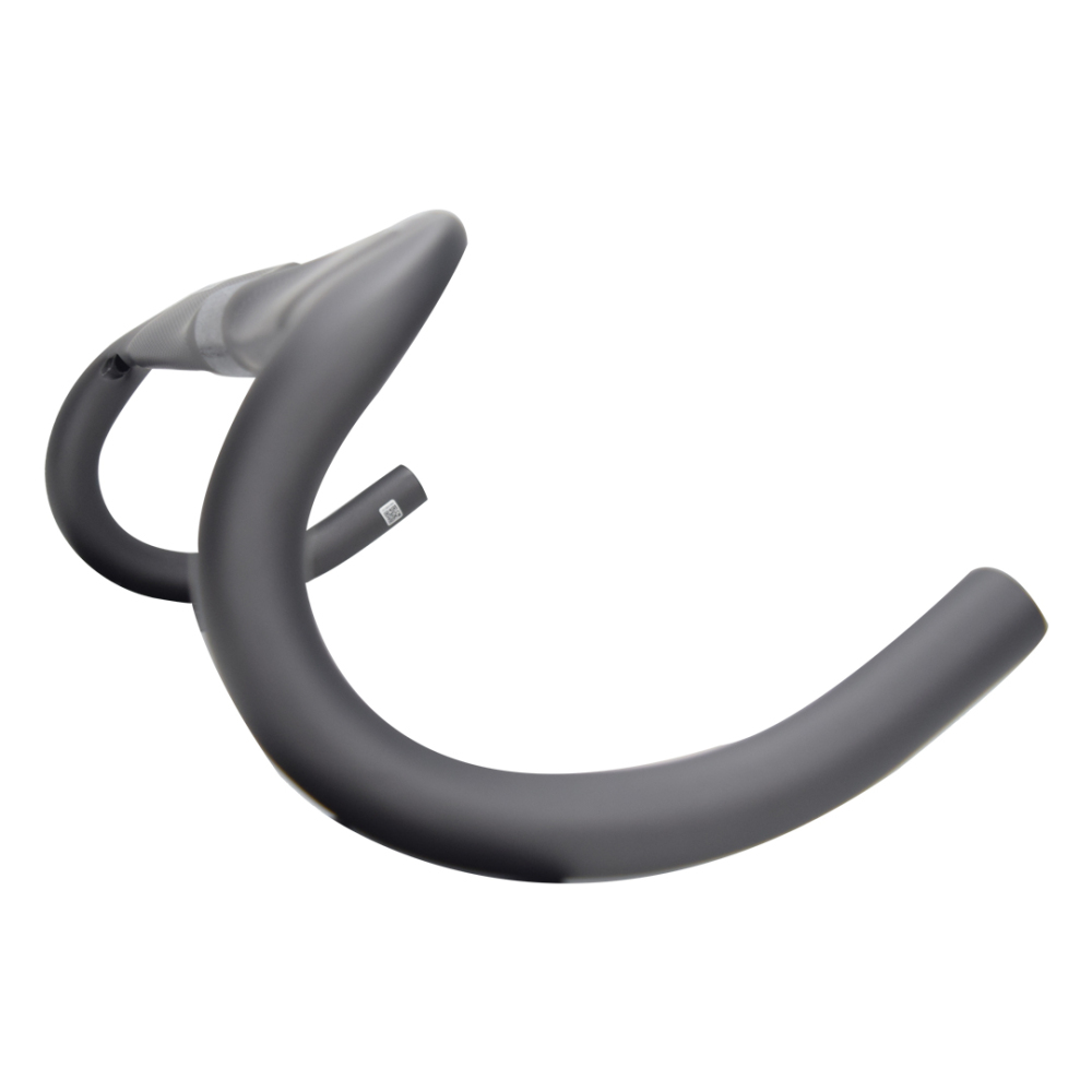 Large angle bend handlebar 13 degree carbon fiber GuaChe road handlebar full internal routing bicycle stem bend handlebar