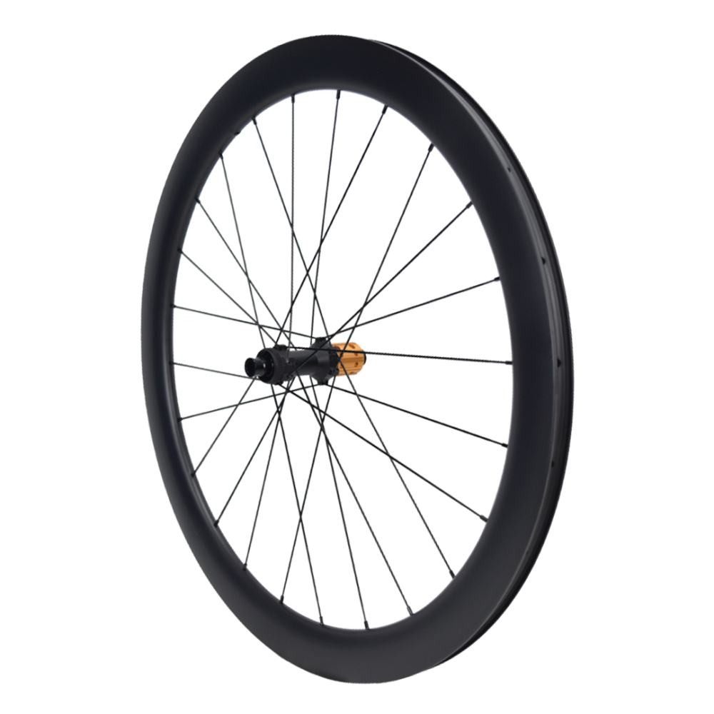 700C Carbon Road Bike Wheelset 26/28mm Width 45/50mm Depth UD Matte Tubeless Wheel, 54T Ratchet Center Lock Hub, Quick Release & Thru Axle, HG/XDR Freehub, Aero AS-Blade Spokes for 700C 25-45C Tire