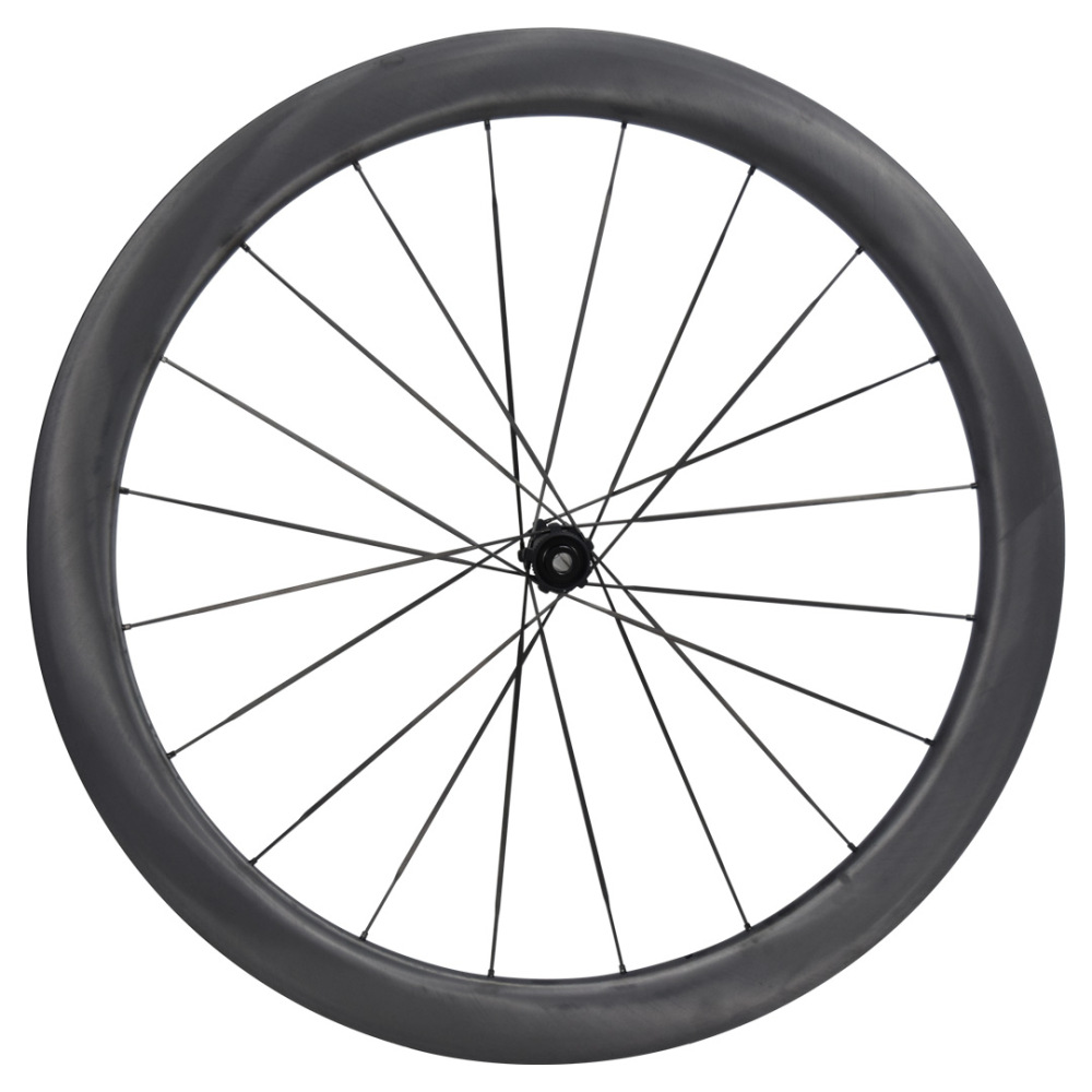 Lightweight Carbon Disc Wheelset 50mm Depth 54T Ratchet Center Lock Carbon Spoke Wheelset 700C