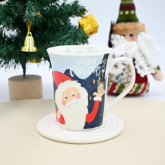 Promotional Ceramic Mug with Decal Collection for Christmas day