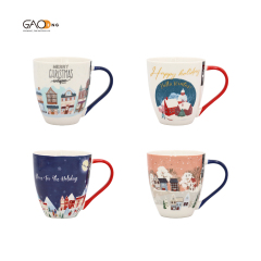 Factory Wholesale High Quality Custom Christmas Ceramic Mug 17oz New Bone China Cups  Tea Coffee Juice Mugs