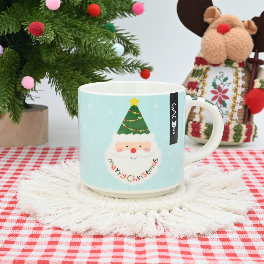 High Quality Stackable Cups with Many Colors and Patterns for Happy Christmas