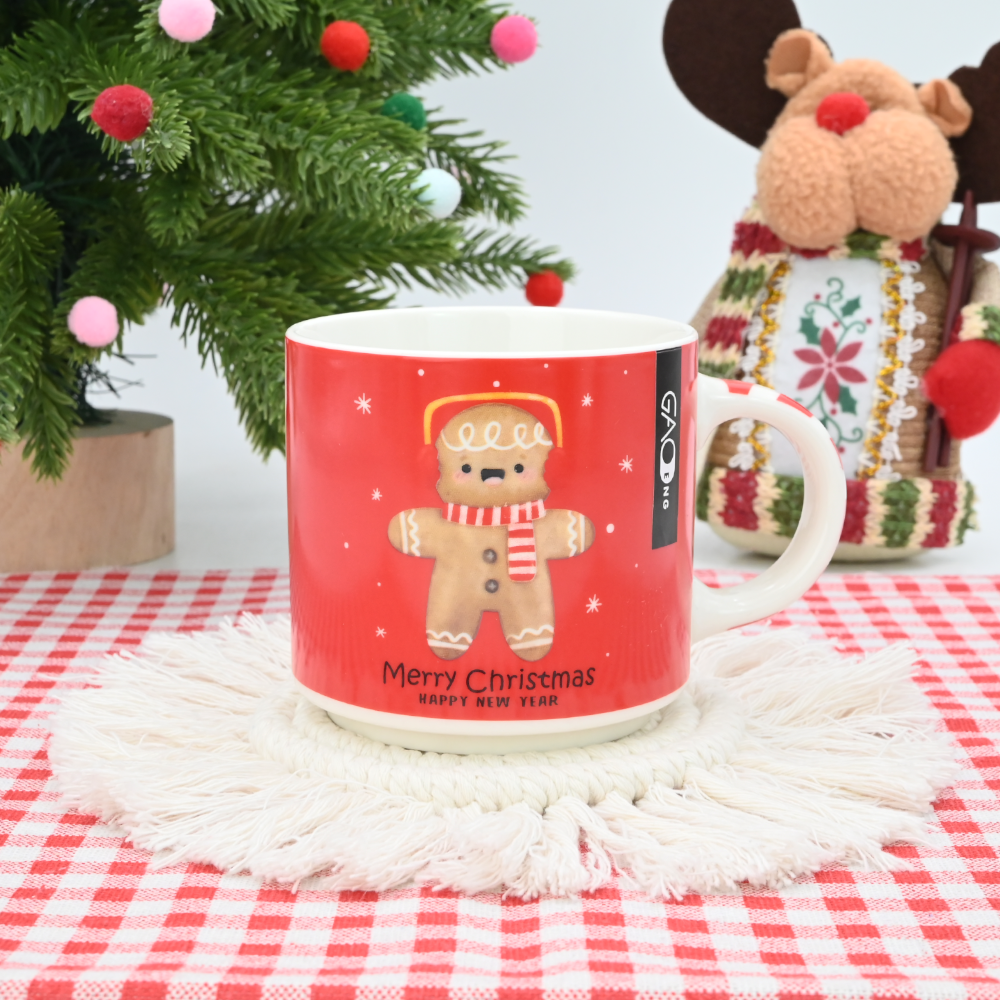 High Quality Stackable Cups with Many Colors and Patterns for Happy Christmas