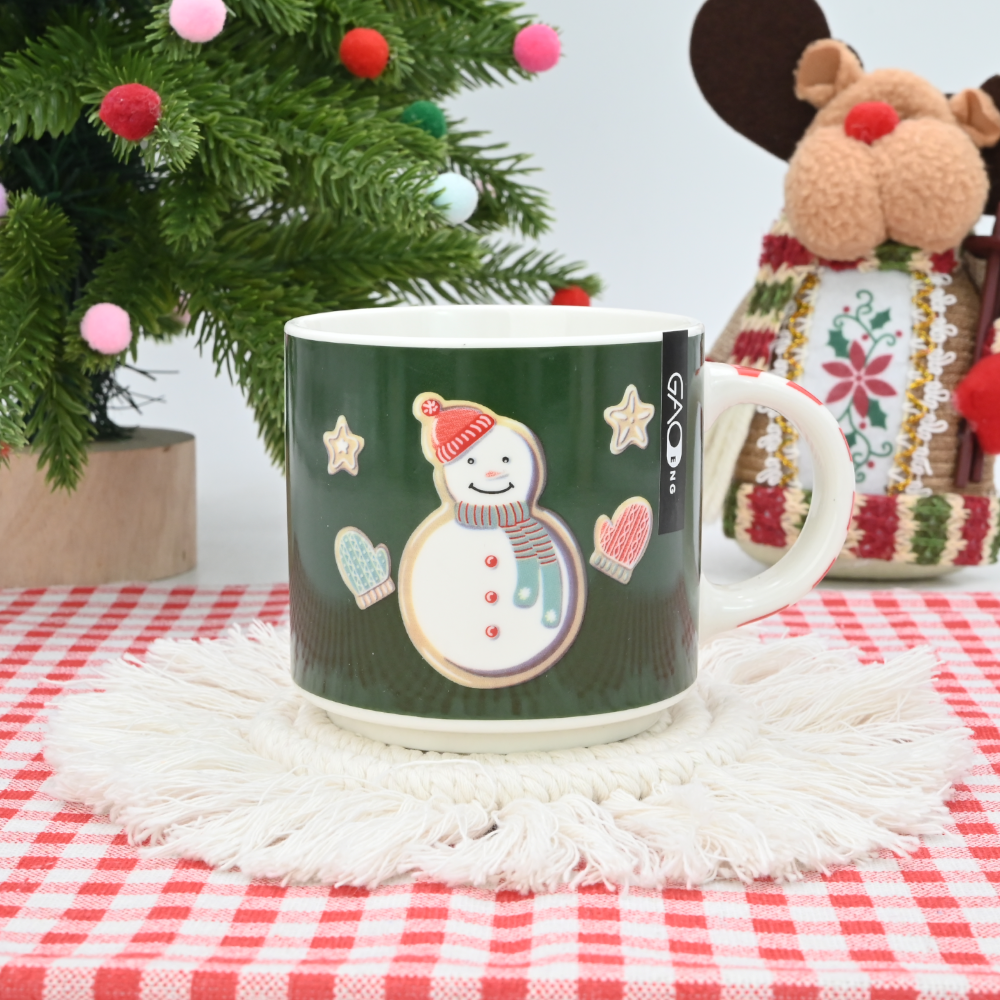 High Quality Stackable Cups with Many Colors and Patterns for Happy Christmas