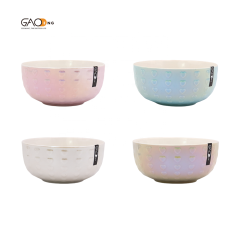 High Quality Custom Ceramic Bowl With Pearl Glazed Promotional  Ceramic Bowl