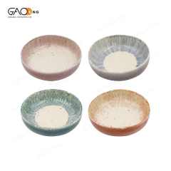 Reactive Glazed Stoneware Pasta Bowl. Salad Bowl, Kiln Glazed Serving Bowl,