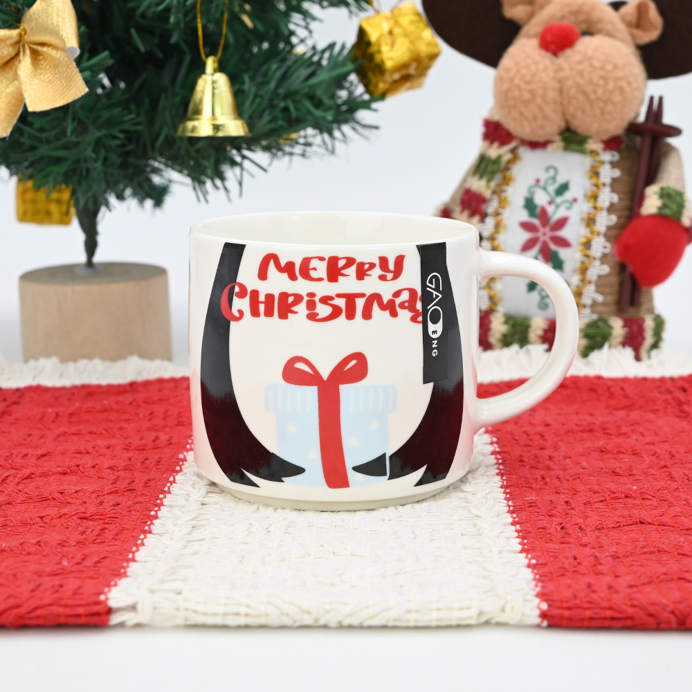 High Quality Christmas Stacking Cup with The White Bear and The Penguin Cute and Fashion